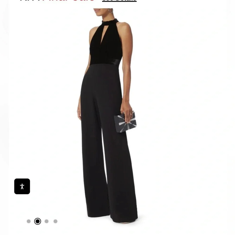 ALEXIS Dawn Velvet Combo Jumpsuit size M NWT
